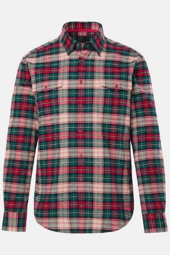 Plus size veliki brojevi Košulja karirana za punije