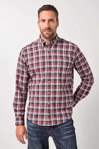 Plus size veliki brojevi Košulja karirana za punije