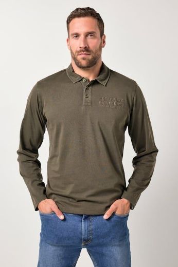 Plus size veliki brojevi Majica Polo dugih rukava za punije