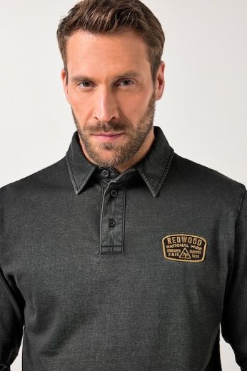 Plus size veliki brojevi Majica Polo dugih rukava za punije