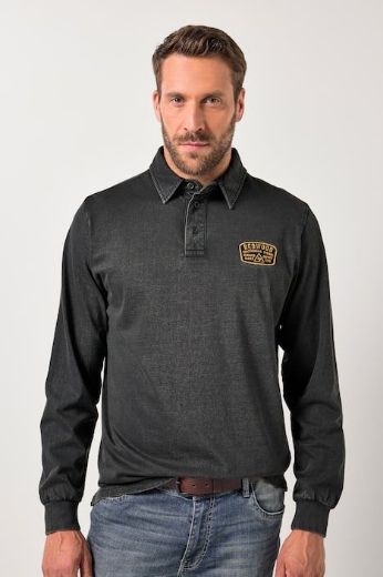 Plus size veliki brojevi Majica Polo dugih rukava za punije