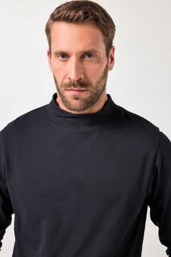 Plus size veliki brojevi Majica dugih rukava povišenog ovratnika za punije