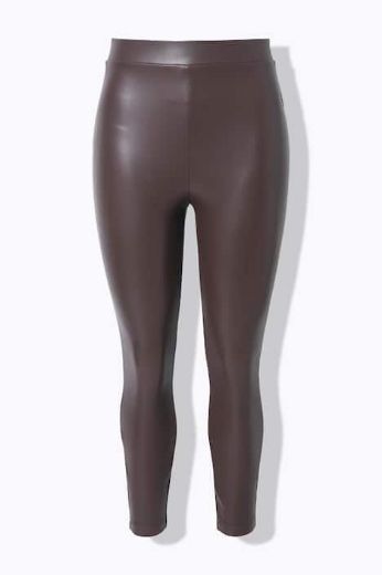 Plus size veliki brojevi Tajice imitacija kože za punije