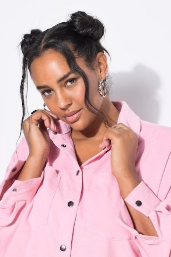 Plus size veliki brojevi Košulja od samta dugih rukava šireg kroja za punije