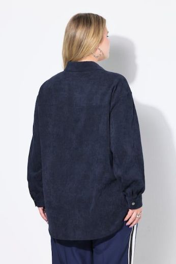 Plus size veliki brojevi Košulja od samta dugih rukava šireg kroja za punije