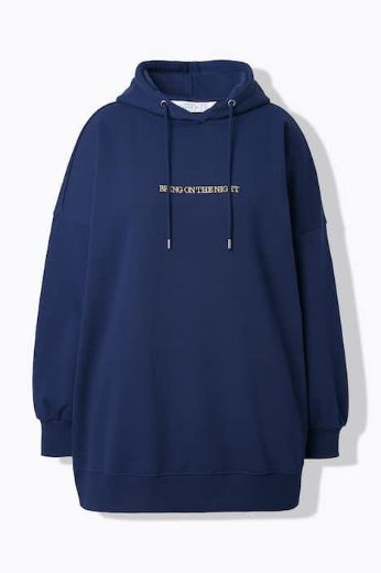 Plus size veliki brojevi Majica dugih rukava s kapuljačom za punije