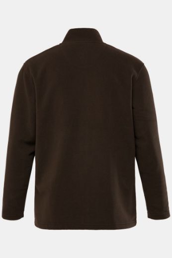 Plus size veliki brojevi Jakna od flisa povišenog ovratnika za punije