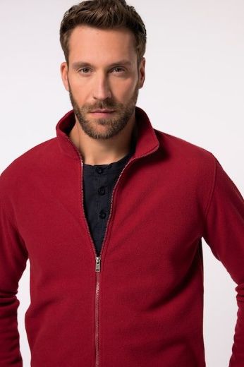 Plus size veliki brojevi Jakna od flisa povišenog ovratnika za punije