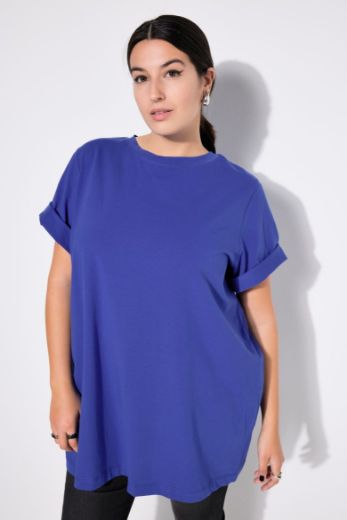 Plus size veliki brojevi Majica dugi model kratkih rukava za punije