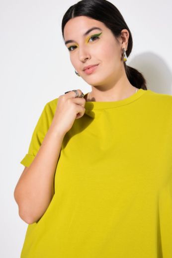 Plus size veliki brojevi Majica dugi model kratkih rukava za punije
