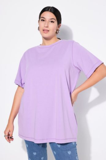 Plus size veliki brojevi Majica dugi model kratkih rukava za punije