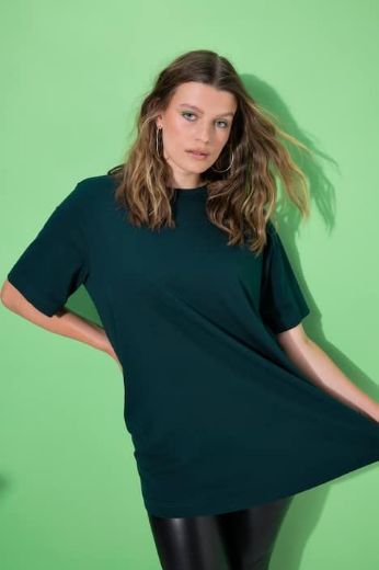 Plus size veliki brojevi Majica dugi model kratkih rukava za punije