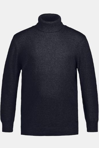 Plus size veliki brojevi Pulover pleteni dolčevita za punije