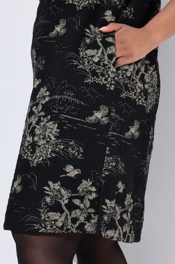 Plus size veliki brojevi Haljina 3/4 rukava za punije