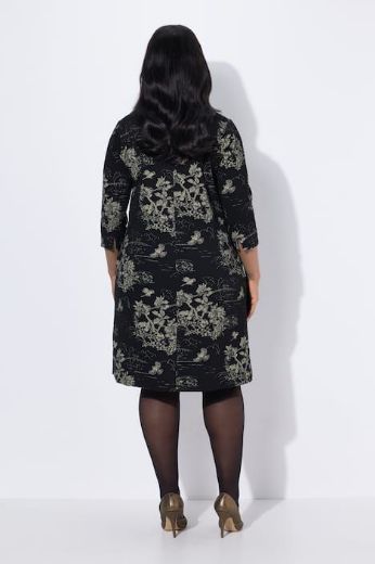 Plus size veliki brojevi Haljina 3/4 rukava za punije