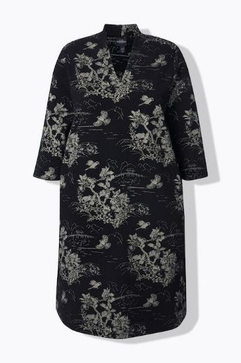 Plus size veliki brojevi Haljina 3/4 rukava za punije