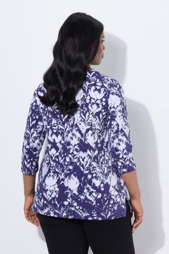 Plus size veliki brojevi Majica 3/4 rukava A kroja za punije