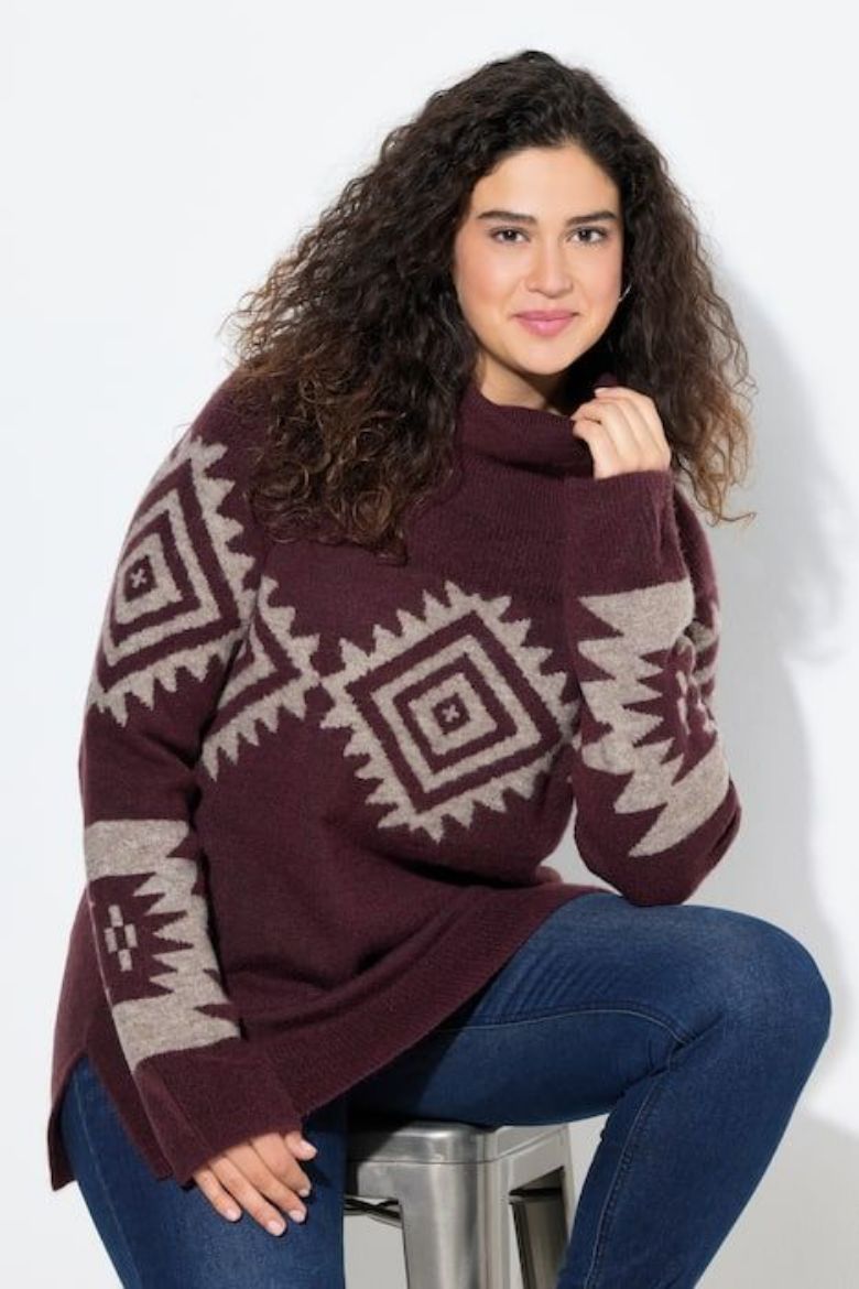 Plus size veliki brojevi Pulover dugih rukava za punije