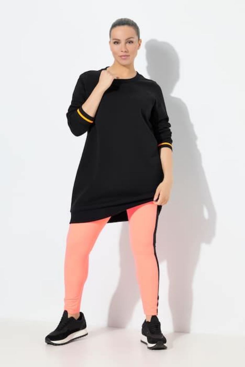 Plus size veliki brojevi Majica dugih rukava dužeg kroja za punije