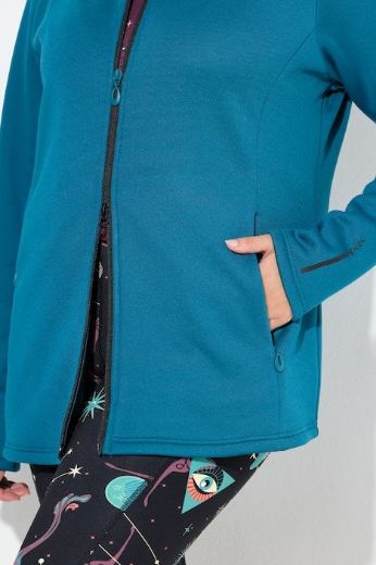 Plus size veliki brojevi Majica dugih rukava s patentnim zatvaračem za punije