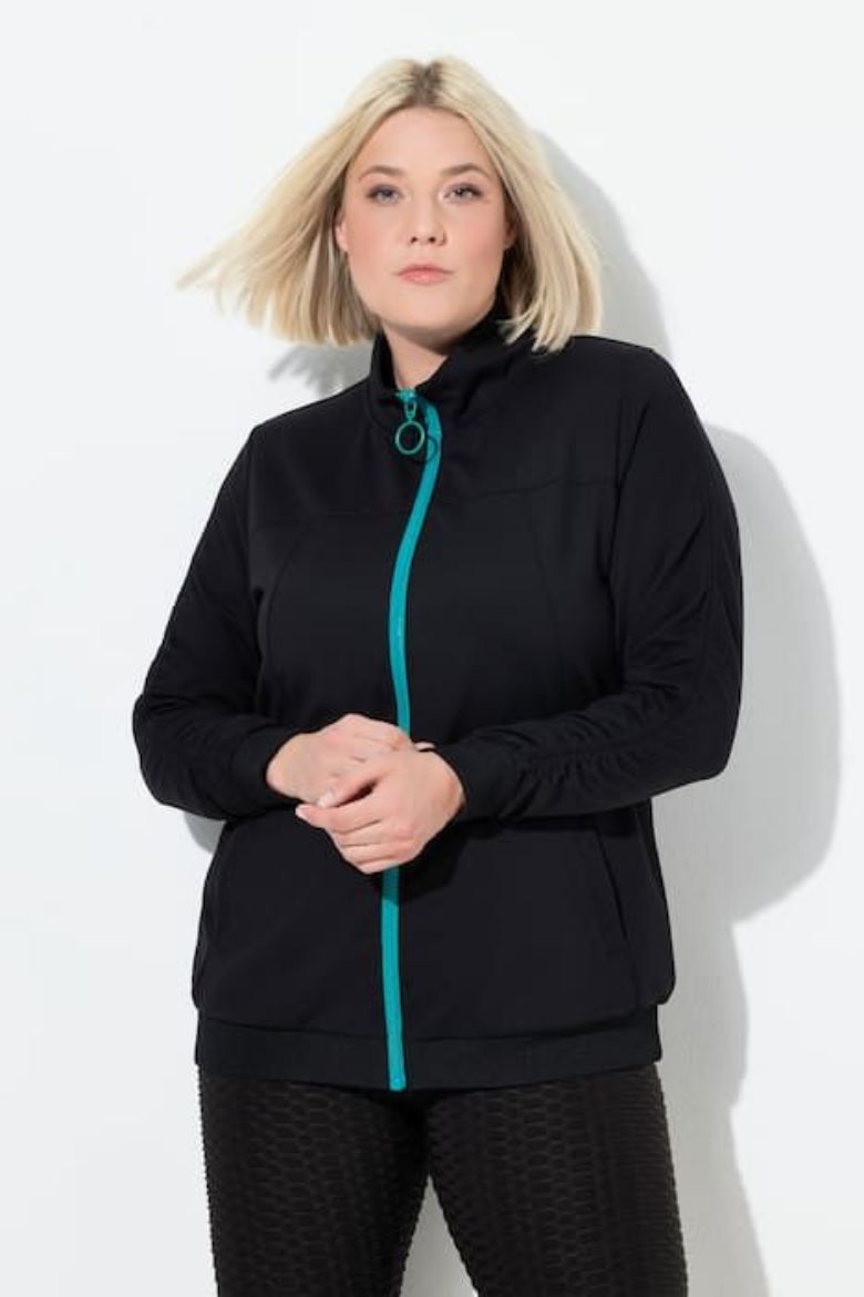 Plus size veliki brojevi Majica dugih rukava s patentnim zatvaračem za punije