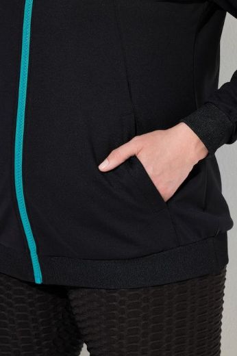 Plus size veliki brojevi Majica dugih rukava s patentnim zatvaračem za punije