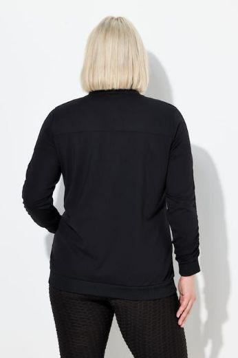 Plus size veliki brojevi Majica dugih rukava s patentnim zatvaračem za punije