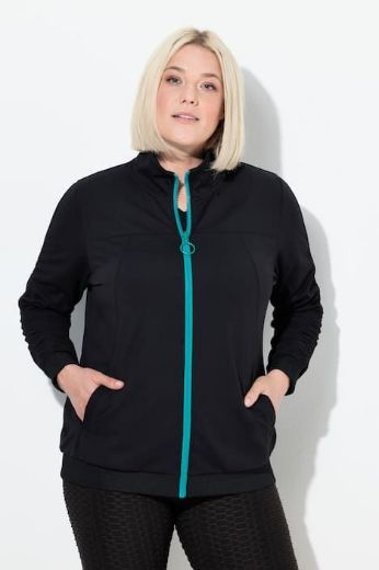 Plus size veliki brojevi Majica dugih rukava s patentnim zatvaračem za punije