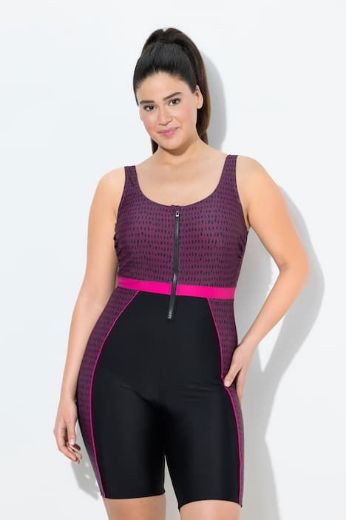 Plus size veliki brojevi Kupaći kostim s nogavicama za punije