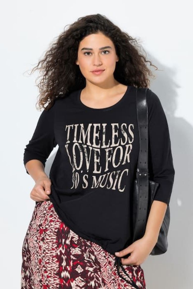 Plus size veliki brojevi Majica 3/4 rukava za punije