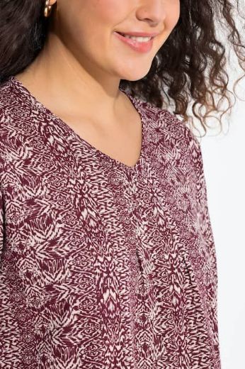 Plus size veliki brojevi Majica 3/4 rukava A kroja za punije