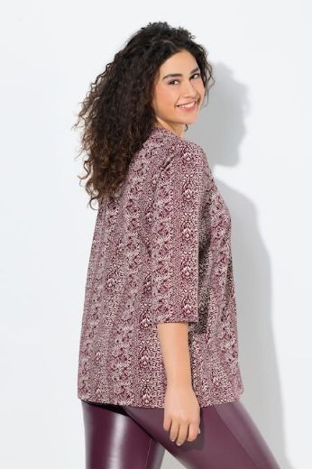 Plus size veliki brojevi Majica 3/4 rukava A kroja za punije