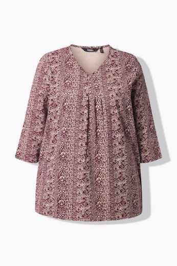 Plus size veliki brojevi Majica 3/4 rukava A kroja za punije