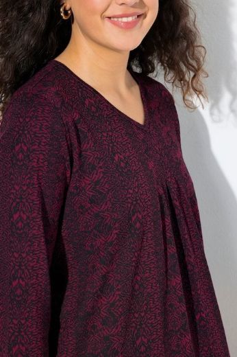 Plus size veliki brojevi Majica 3/4 rukava A kroja za punije