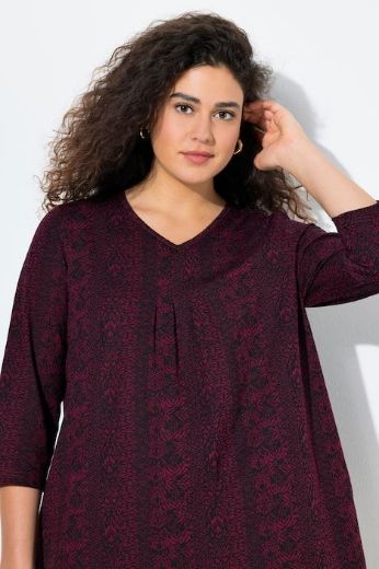 Plus size veliki brojevi Majica 3/4 rukava A kroja za punije