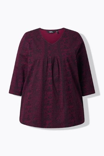 Plus size veliki brojevi Majica 3/4 rukava A kroja za punije