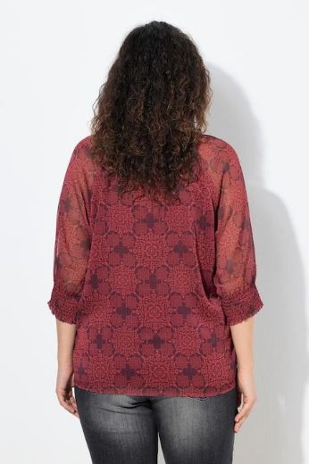 Plus size veliki brojevi Tunika 3/4 rukava A kroja za punije