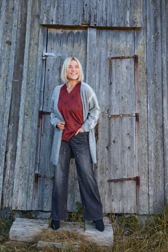 Plus size veliki brojevi Tunika 3/4 rukava A kroja za punije