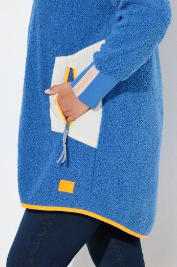 Plus size veliki brojevi Majica dugih rukava s patentnim zatvaračem i kapuljačom za punije