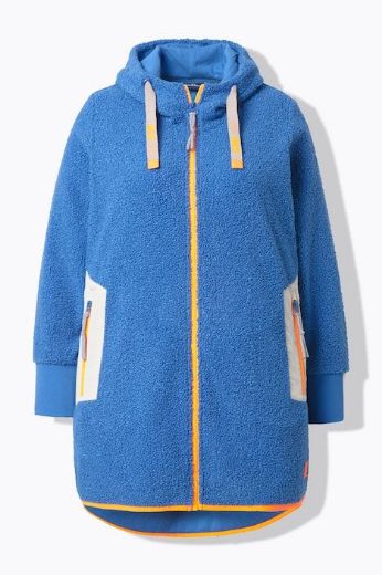 Plus size veliki brojevi Majica dugih rukava s patentnim zatvaračem i kapuljačom za punije