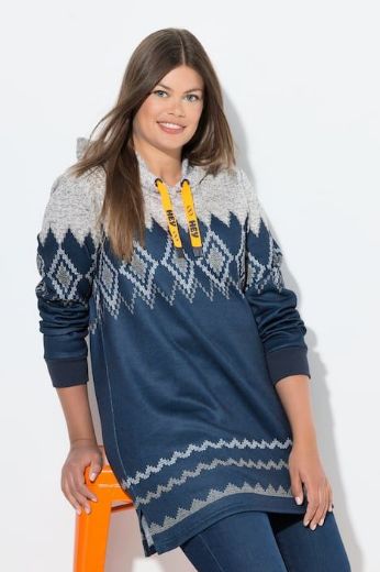 Plus size veliki brojevi Majica dugih rukava s kapuljačom za punije