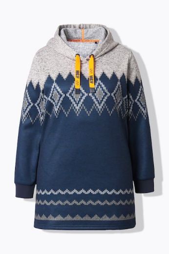 Plus size veliki brojevi Majica dugih rukava s kapuljačom za punije