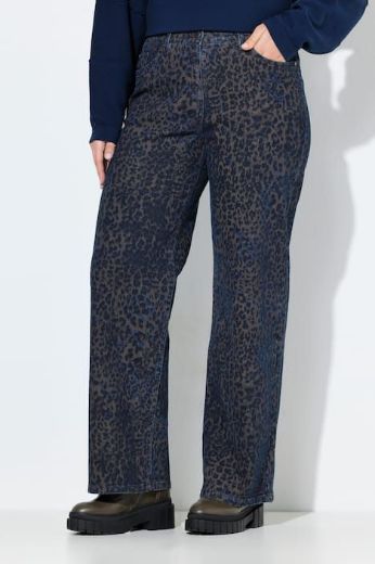 Plus size veliki brojevi Traperice širokih nogavica za punije