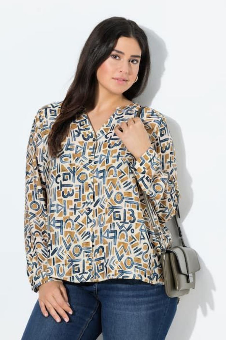 Plus size veliki brojevi Bluza dugih rukava za punije