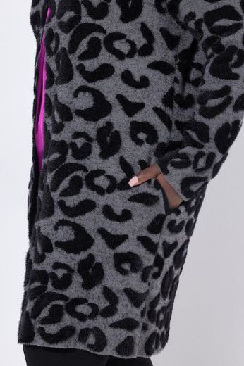 Plus size veliki brojevi Kardigan pleteni dužeg kroja za punije