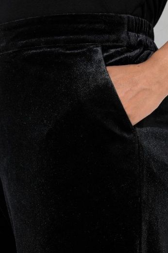 Plus size veliki brojevi Hlače elegantne od pliša za punije