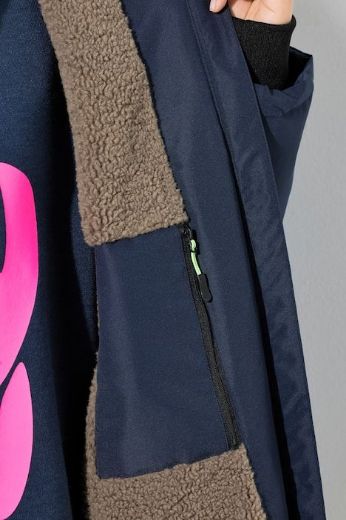 Plus size veliki brojevi Jakna dužeg kroja vodootporna za punije