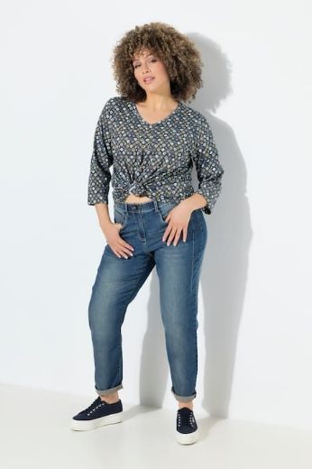 Plus size veliki brojevi Traperice širih nogavica za punije