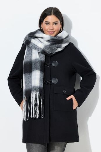 Plus size veliki brojevi Kaput s ukrasnim kopčanjem za punije