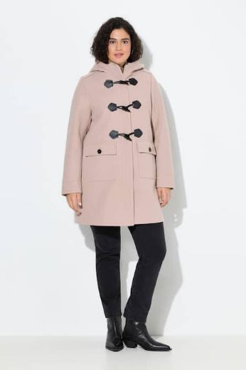 Plus size veliki brojevi Kaput s ukrasnim kopčanjem za punije